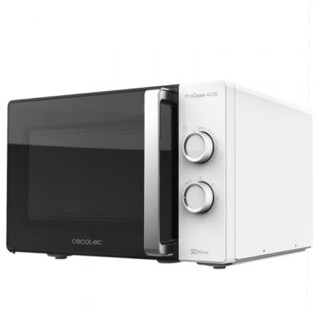 Cecotec ProClean 4010 Microondas de 23 L, 700 W, Blanco